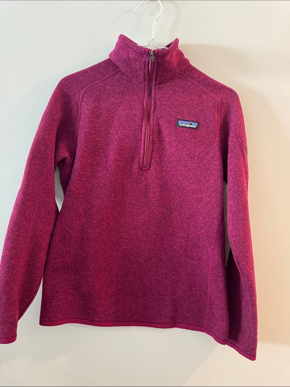 Patagonia Plum/Magenta 1/4 Zip Fleece Pullover